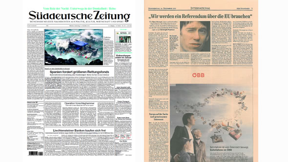 ESI in Süddeutsche Zeitung and Der Standard