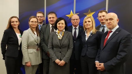 Polish lawyers meeting EU officials