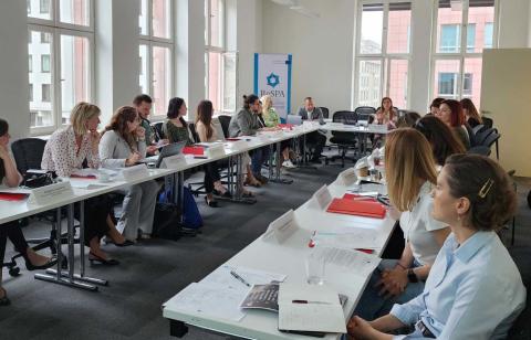 Adnan facilitated a workshop in Berlin. Photo: ReSPA