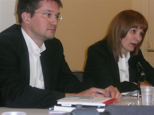 Gerald Knaus and Gordana Djurović