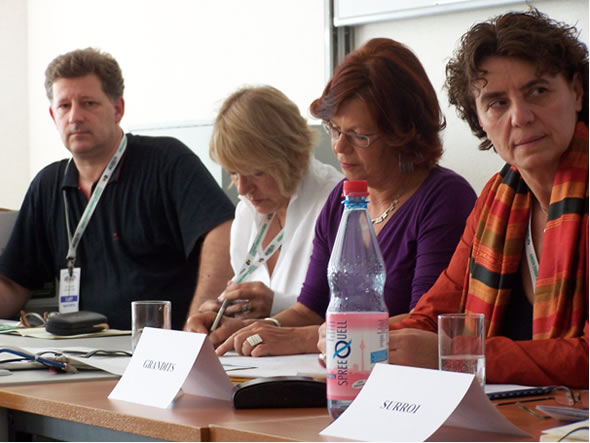 Eggert Hardten, Sonja Biserko, Gisela Kallenbach, and Marijana Grandits