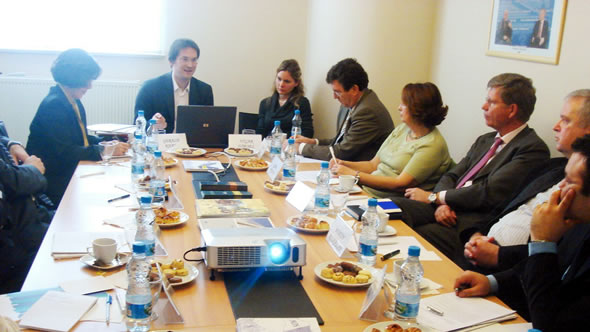 Presentation at the German Marshall Fund of the United States in Ankara. Photo: GMF