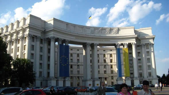 Ukrainian Foreign Ministry in Kiev. Photo: ESI