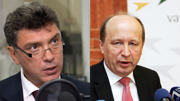Boris Nemtsov and Andrius Kubilius