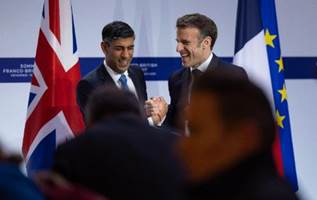 Photo: flickr / Number 10, Simon Walker. Prime Minister Rishi Sunak holds a joint press conference with the President of France Emmanuel Macron in the Elysee Palace, 10 March 2023