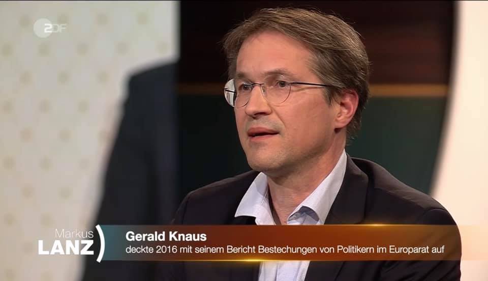 Gerald Knaus on Caviar Diplomacy on German TV (March 2021). Video: ZDF / Markus Lanz