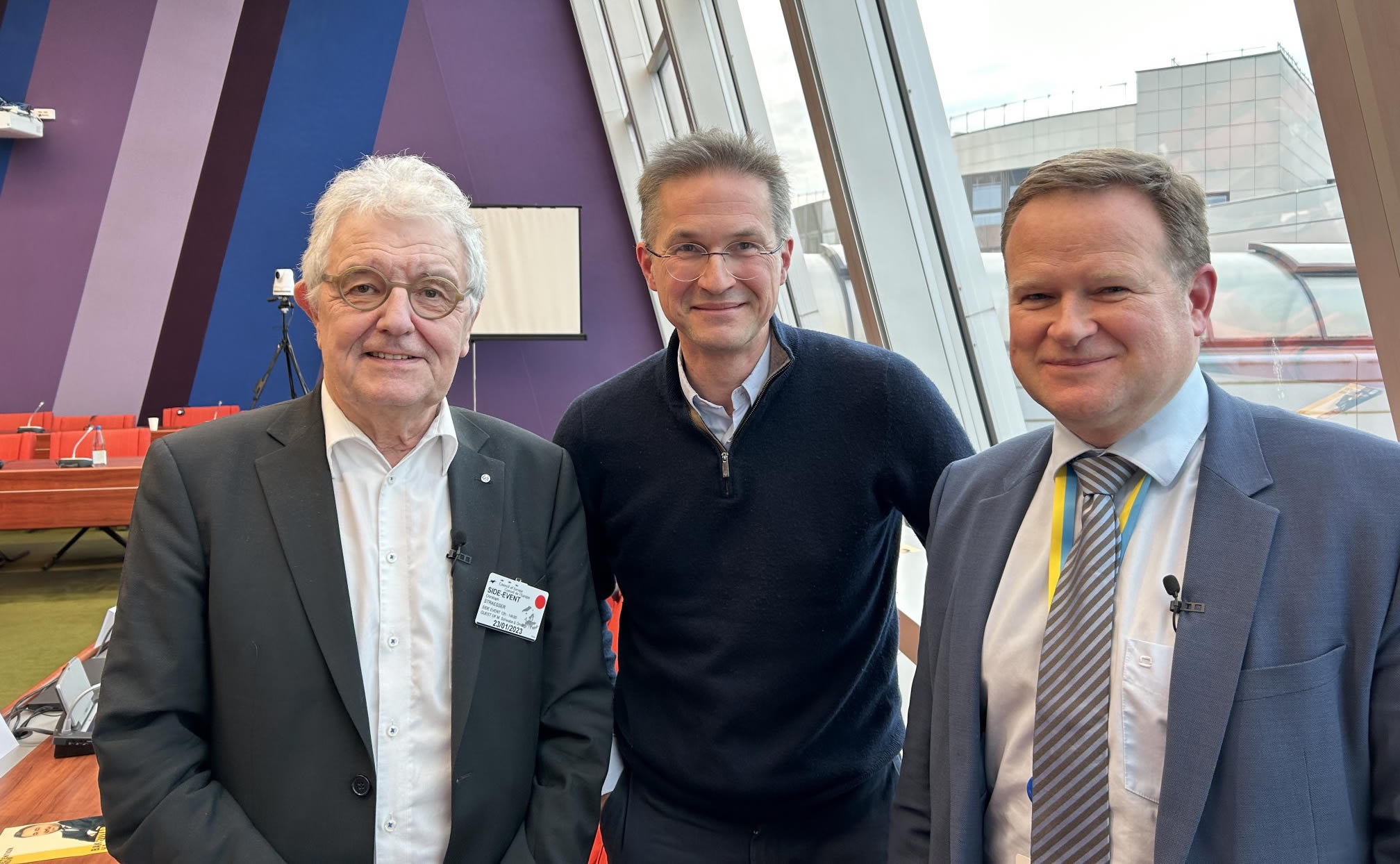 Christoph Strässer, Gerald Knaus, Frank Schwabe. Photo: ESI
