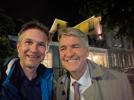 Gerald with Bern Mayor Alec von Graffried