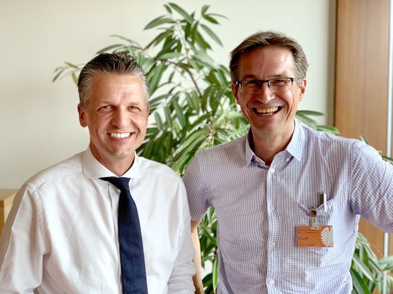 MP Thorsten Frei and Gerald Knaus. Photo: Thorsten Frei