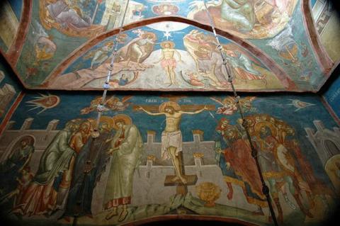 Visoki Decani monastery fresco